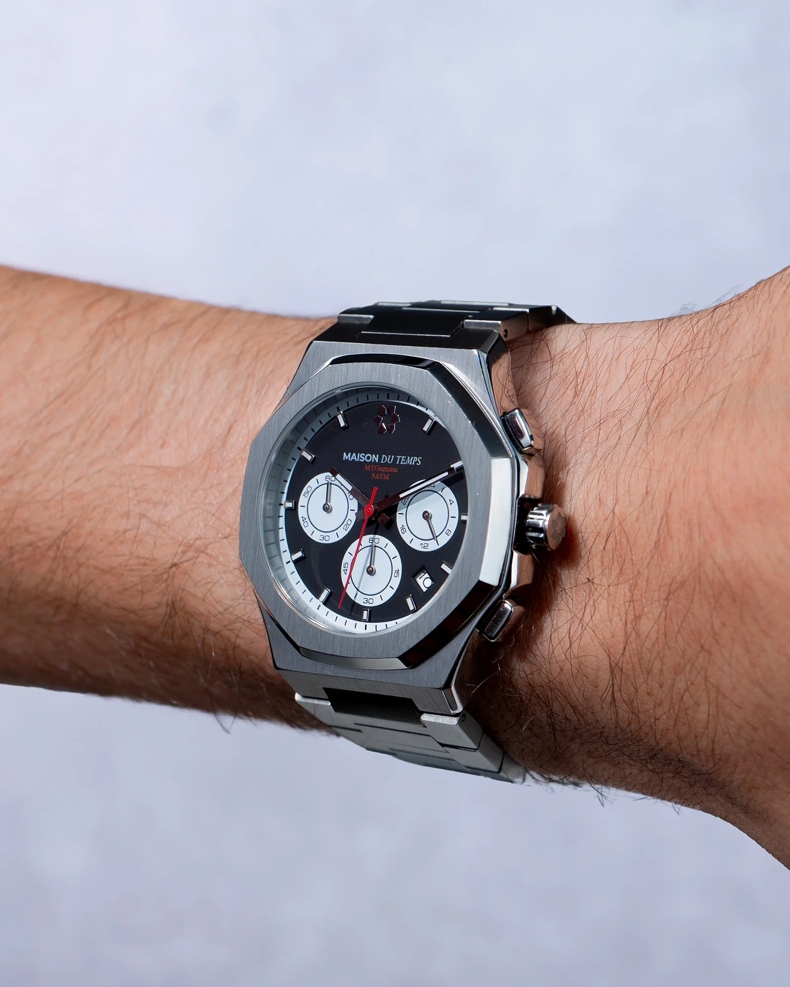 MTGamma Chronographe Noir Silicone Noir - Image 3