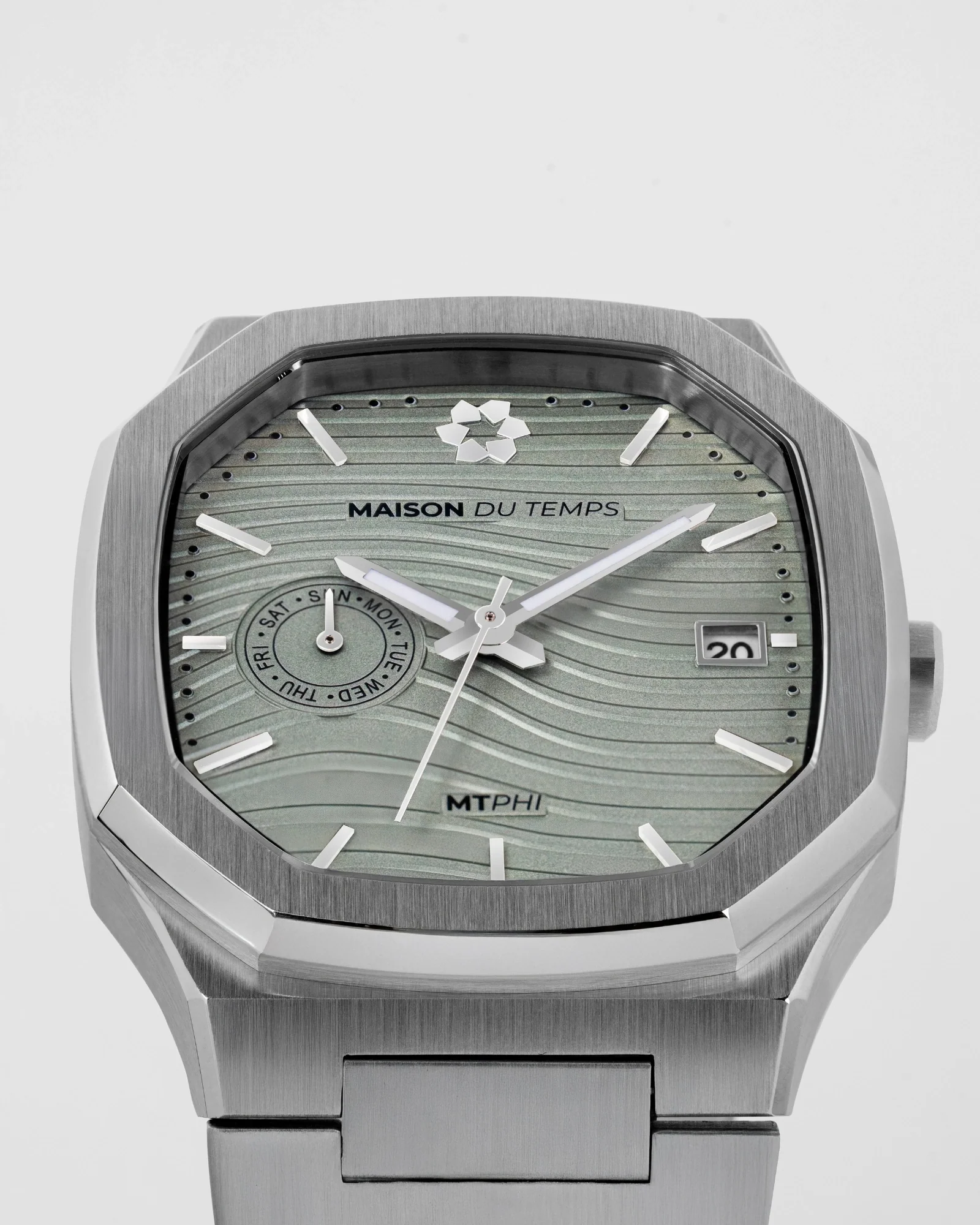 MTPhi Day-Date Vert Acier - Image 2